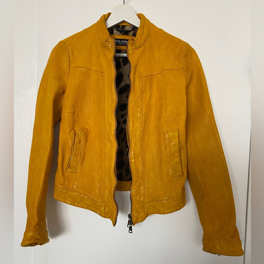 Dolce & Gabbana Leather Jacket